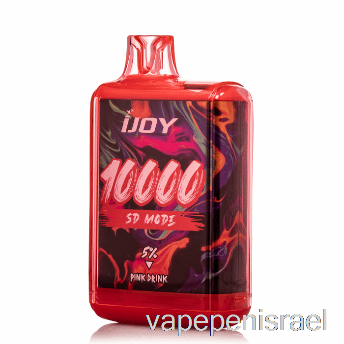 חד פעמי Vape Israel Ijoy Bar Sd10000 משקה ורוד חד פעמי